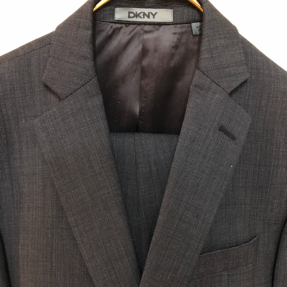 DKNY charcoal grey suit jacket and pants